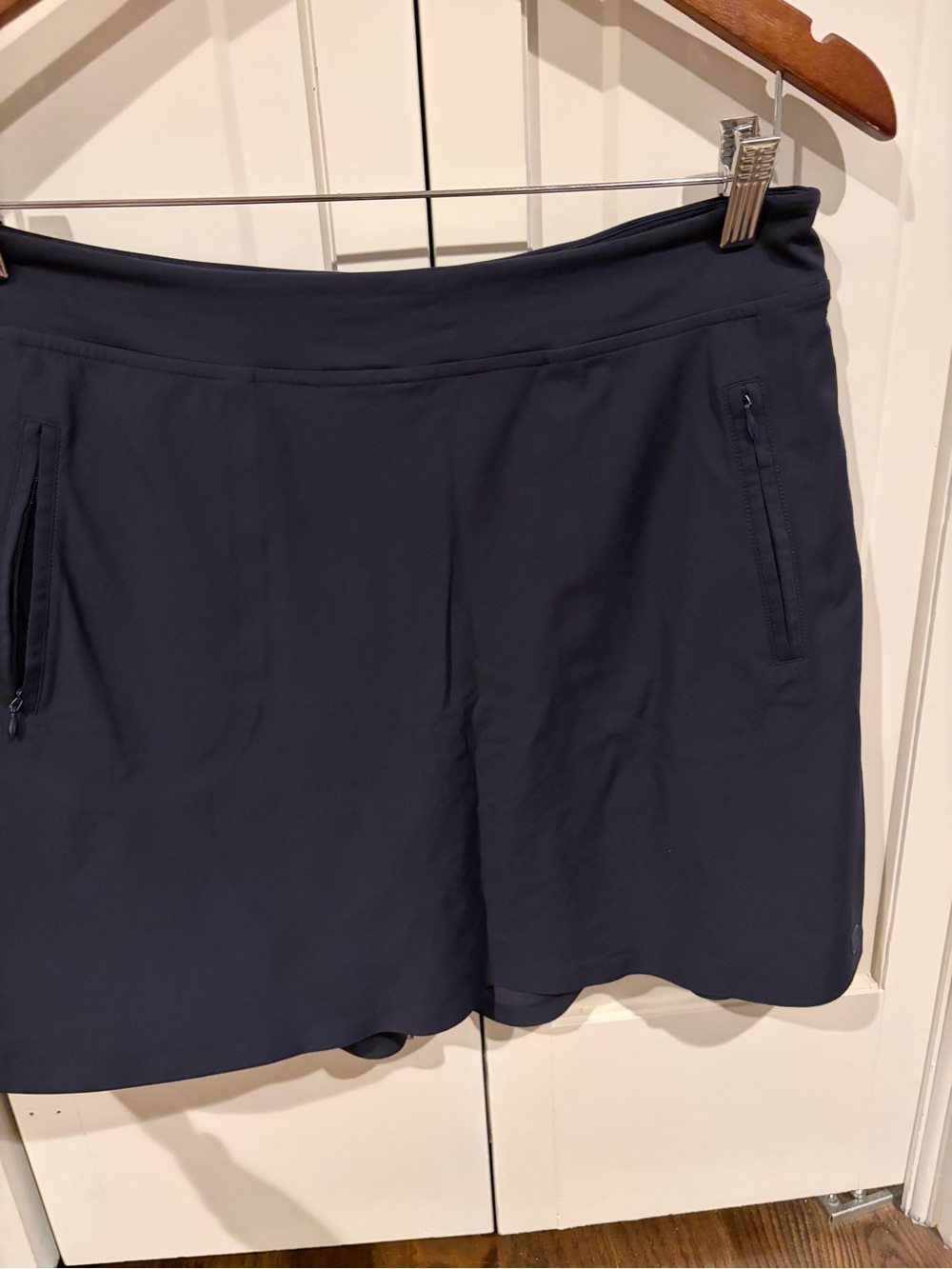 G/FORE Women's Navy Performance Skirt with Zip Pockets